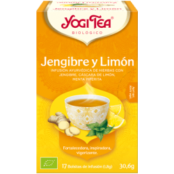 Yogi Tea  Jengibre y limón (17 sobres)