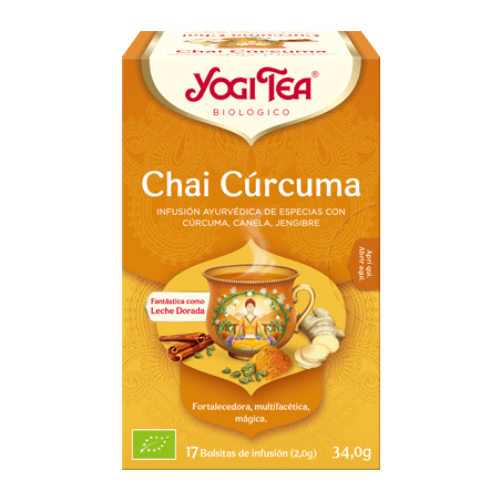 Yogi Tea Chai Cúrcuma (17 sobres)