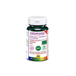 Espirulina y Chlorella Bio 90 comprimidos (Robis)