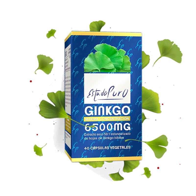 Ginkgo 6500 mg Estado Puro  40 caps. Tongil