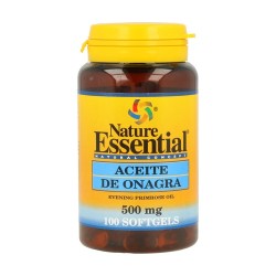 Aceite de onagra (10%GLA) 100 perlas de 500mg (Nature Essential)