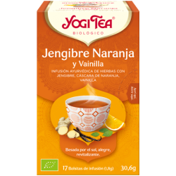Yogi Tea Jengibre Naranja y Vainilla  (17 sobres)