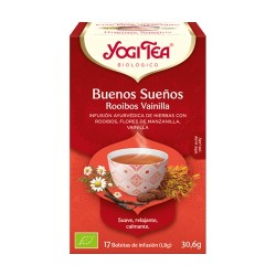 Yogi Tea Buenos Sueños con Rooibos y Vainilla (17 sobres)