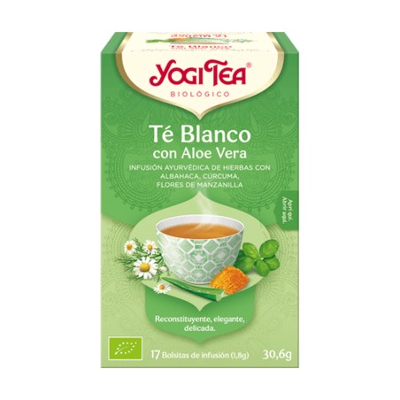 Yogi Tea Té Blanco con Aloe Vera (17 sobres)