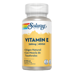 Vitamina E 268Mg/400UI 50Cápsulas (Solaray)