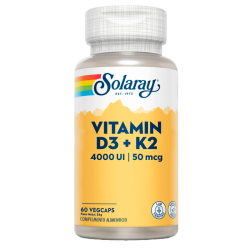 Vitamina D3+K2 (Solaray)