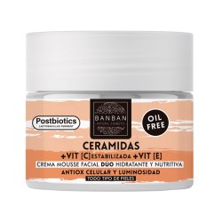 Crema Mousse Facial Dúo Ceramidas y Vitamina C (BANBAN)