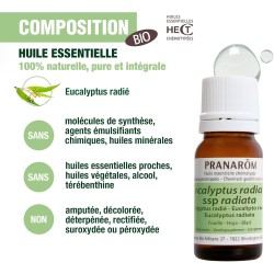 Aceite Esencial de Eucalipto Pranarôm (10 ml)