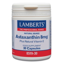 Astaxantina 8 mg 30 Cápsulas (Lamberts)