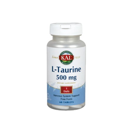L-Taurina 500 mg  60 comprimidos KAL