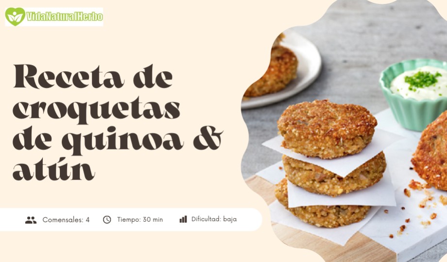 Receta Croqueta de quinoa y atún