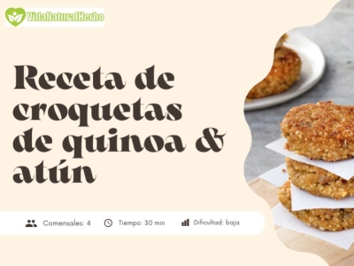 Receta: Croqueta de quinoa y atún 